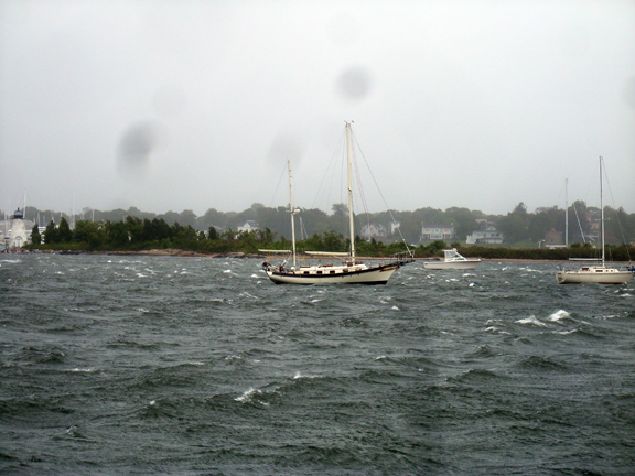 Palmers Island 2nd view - New BEdford harbor - Hurricane Irene - www.WhalingCity.net